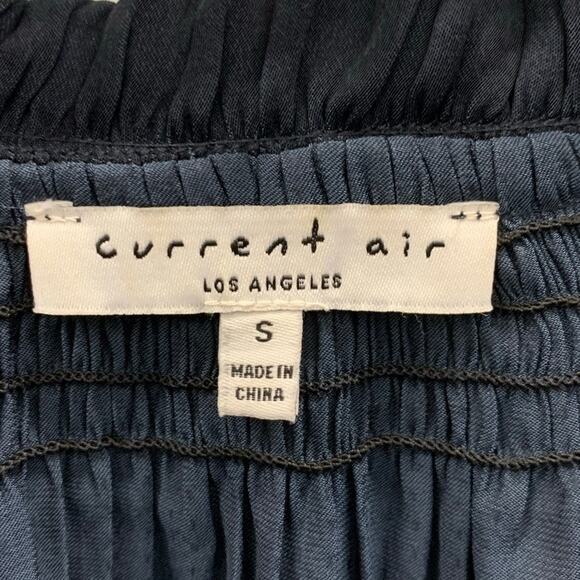 Current Air | Dark Navy Aurelie Pleated Mini Dress MSRP$148 - Picture 8 of 10